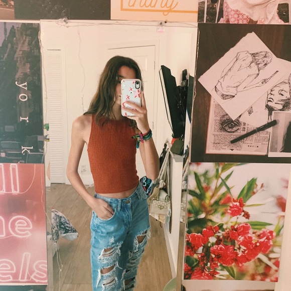 smocked tank top - Picture 2 of 3